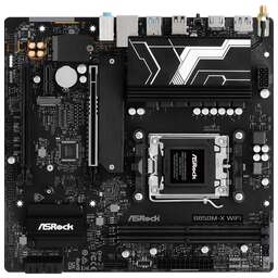 ASROCK Материнская плата B850M-X WIFI R2.0 Socket AM5 AMD B850 2xDDR5 mATX AC`97 8ch(7.1) 2.5Gg RAID+HDMI+DP
