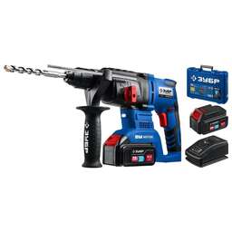 ЗУБР Перфоратор PB-260-42 патрон:SDS-plus уд.:3Дж аккум. (кейс в комплекте)