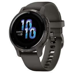 GARMIN Смарт-часы Venu 2S, 27.9мм, 1.2", графитовый/черный [010-02429-10]