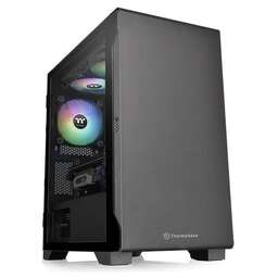 THERMALTAKE Корпус S100 TG черный без БП mATX 5x120mm 4x140mm 1x200mm 1xUSB3.0 1xUSB3.1 audio bott PSU