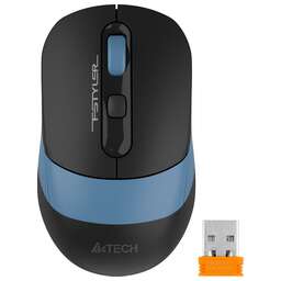 A4TECH Мышь Fstyler FB10C черный/синий оптическая 2000dpi беспров. BT/Radio USB 4but (FB10C ASH BLUE)