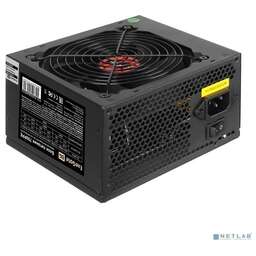 EXEGATE EX260645RUS-PC Блок питания 700W 700PPE (ATX, APFC, PC, КПД 80% (80 PLUS), 12cm fan, 24pin, 2x(4+4)pin, PCIe, 6xSATA, 3xIDE, black, кабель 220