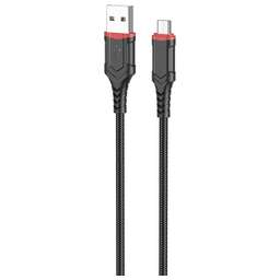 BOROFONE (6974443383379) BX67 USB 2.4A microUSB 1m черный