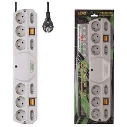 MOST TRG 5м (10 розеток) белый (коробка)