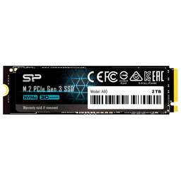 SILICON POWER SSD накопитель M-Series SP002TBP34A60M28 2ТБ, M.2 2280, PCIe 3.0 x4, NVMe, M.2