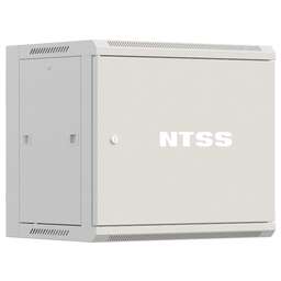 NTSS Шкаф коммутационный Премиум ( -W12U6060FD) настенный 12U 570x600мм пер.дв.металл 60кг серый 500мм 27кг 220град. 635мм IP20 сталь