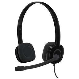 LOGITECH Гарнитура STEREO H151 BLACK 981-000590