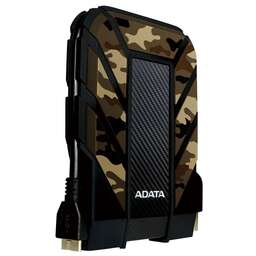 A-DATA Внешний диск HDD DashDrive Durable HD710M Pro, 2ТБ, черный/зеленый [ahd710mp-2tu31-ccf]