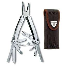 VICTORINOX Мультитул SwissTool Spirit X, 24 функций, серебристый [3.0224.n]