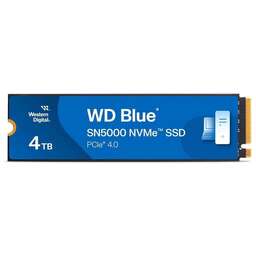 WD SSD накопитель Blue SN5000 4ТБ, M.2 2280, PCIe 4.0 x4, NVMe, M.2 [ s400t4b0e]