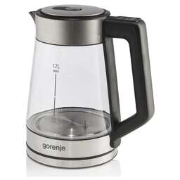 GORENJE Чайник электрический K17TRG, 1.7л, стекло/металл/пластик