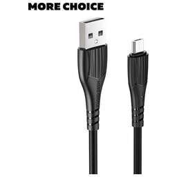 MORE CHOICE (4627151192772) K22m USB 2.0A microUSB черный - 1,0m