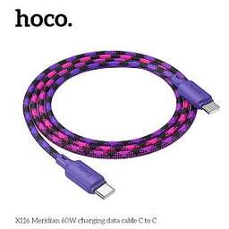 HOCO (6942007650854) X116aa USB 3.0A 60W для Type-C Type-C 1м , Gradient Purple