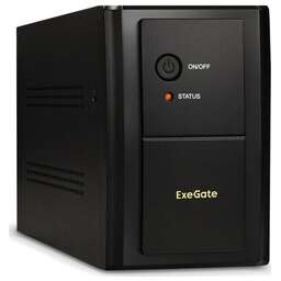 Exegate EX292607RUS ИБП ExeGate SpecialPro UNB-2000.LED.AVR.1SH.2C13.RJ.USB <2000VA/1200W, LED, AVR,1*Schuko+2*C13, RJ45/11, USB, металлический корпус, Black>