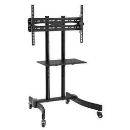CACTUS Стойка для телевизора CS-ST1030BK черный 37"-70" макс.50кг напольный мобильный
