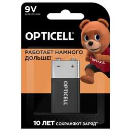 OPTICELL 9V Батарейка Basic 6LR61, 1 шт