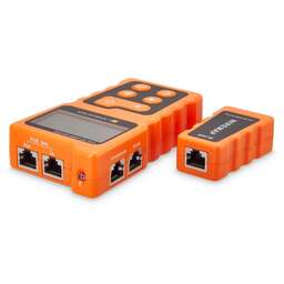 LANMASTER Тестер кабельный LAN-TST-WRM-400-POE оранжевый/черный
