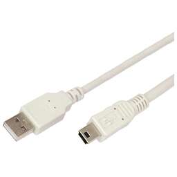REXANT (18-1131) Кабель USB (шт. mini USB - шт. USB A) 0.2 метра, серый REXANT