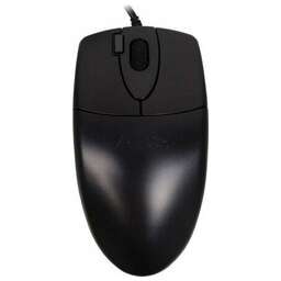 A4TECH Мышь проводная OP-620DS, оптическая, USB, 1200dpi, черный