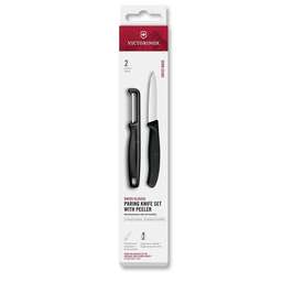 VICTORINOX Набор нож/овощеч. Swiss Classic 6.7113.21 компл.:2предм. черный европодвес