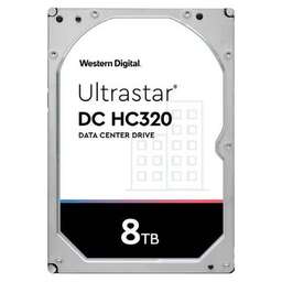 WD Жесткий диск SAS 3.0 8TB 0B36453 HUS728T8TAL5204 Server Ultrastar DC HC320 512E (7200rpm) 256Mb 3.5"