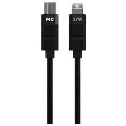 MORE CHOICE (4620202555069) K87ia 2м USB 3.0A PD 27W для Lightning ng 8-pin Type-C - 2м , черный