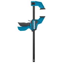 GROSS Струбцина реечная, быстрозажимная, пистолетного типа, пошаговый механизм, пластиковый корпус, 300 мм 20702