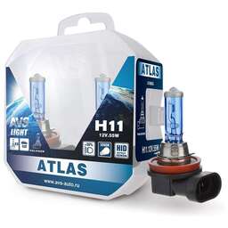 AVS Галогенная лампа ATLAS PB/5000К/PB H11.12V.55W. 2шт