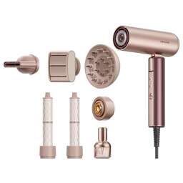 DREAME Фен Pocket Aura High-speed, 1400Вт, розовый
