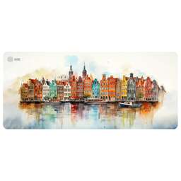 CACTUS Коврик для мыши Amsterdam рисунок 900x400x3мм (CS-MP-PRO12XXL)