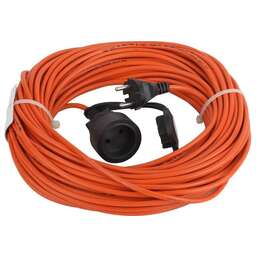 ЭРА Удлинитель силовой UPx-1-2x0.75-30m-IP44, розеток 1шт, 2x0.75 кв.мм, 6A, 30м, ПВС, без катушки, оранжевый [б0043038]