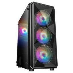 OKLICK Корпус ATX OCC-MD303, Midi-Tower, без БП, черный