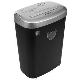 FELLOWES Шредер PowerShred 53С черный/серый (секр.P-4) фрагменты 10лист. 23лтр. скрепки скобы пл.карты CD