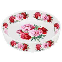 POMI D'ORO P035119 Peonies Блюдо круглое