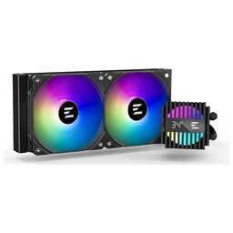 ZALMAN Система водяного охлаждения Alpha2 A24 ARGB Soc-AM5/AM4/1200/1700/1851 черный 4-pin 29.7dB Al+Cu LCD 320W 2000gr Ret (ALPHA2 A24 BLACK)