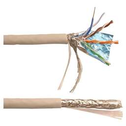 LANMASTER Кабель информационный LAN-5ESFUTP-HFLT-GY кат.5E SF/UTP 4 пары 24AWG LSZH внутренний 305м серый