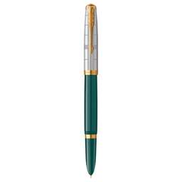 PARKER Ручка перьев. 51 Premium (CW2169074) Forest Green GT F сталь нержавеющая подар.кор