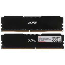A-DATA Память DDR4 2x16GB 3200MHz AX4U320016G16A-DCBK20 XPG Gammix D20 RTL Gaming PC4-25600 CL16 DIMM 288-pin 1.35В kit с радиатором Ret