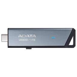 A-DATA Флешка USB (Type-C) UE800 1ТБ, USB3.2, серебристый [aeli-ue800-1t-csg]