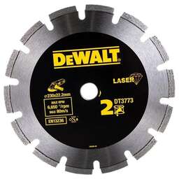 DEWALT Диск алмазный по бет. DT3773 (00000015138) d=230мм d(посад.)=22.2мм (угловые шлифмашины)