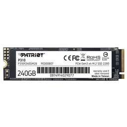 PATRIOT Накопитель SSD PCIe 3.0 x4 240GB P310P240GM28 P310 M.2 2280
