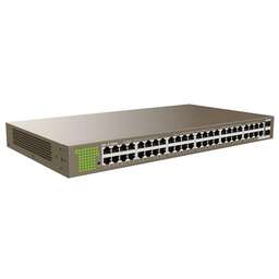 IP-COM Коммутатор G1050F Коммутатор неуправляемый, 48 портов 48x1 Гбит/с, SFP 2x1 Гбит/с, установка в стойку, металлический корпус