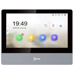 HIKVISION Видеодомофон DS-KH8350-WTE1 серебристый