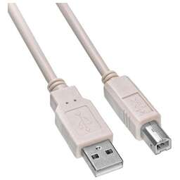 BURO Кабель USB2.0 USB A(m) - USB B(m), 3м, серый [usb2.0-am/bm-3]