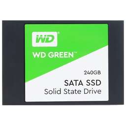 WD SSD накопитель Green S240G3G0A 240ГБ, 2.5", SATA III, SATA