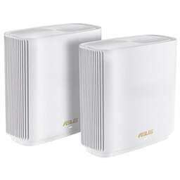 ASUS Маршрутизатор XT9(W-2-PK) WiFi 6 3x1G USB+3x1G USB 4804+2402+574Mbps 5GHz/2.4GHz (90IG0740-MO3B40 )