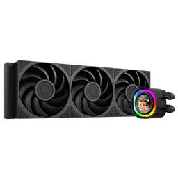ID-COOLING Вентилятор Cooler FX360 LCD PE BLACK LCD SCREEN 350W/ all Intel/AMD/ no LED fan