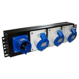 LANMASTER Блок распределения питания (TWT-PDU-32AI9-1P) гор.размещ. 3x IEC309 базовые 32A IEC 309