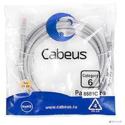 Cabeus PC-UTP-RJ45-CAT.6-5M-LSZH