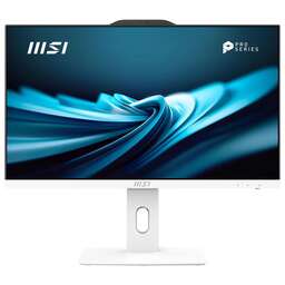MSI Моноблок Pro AP242P 14M-658XRU 23.8" Full HD i5 14400 (2.5) 16Gb 1Tb 7.2k SSD256Gb UHDG 730 без ОС GbitEth WiFi BT 120W клавиатура мышь Cam белый 1920x1080